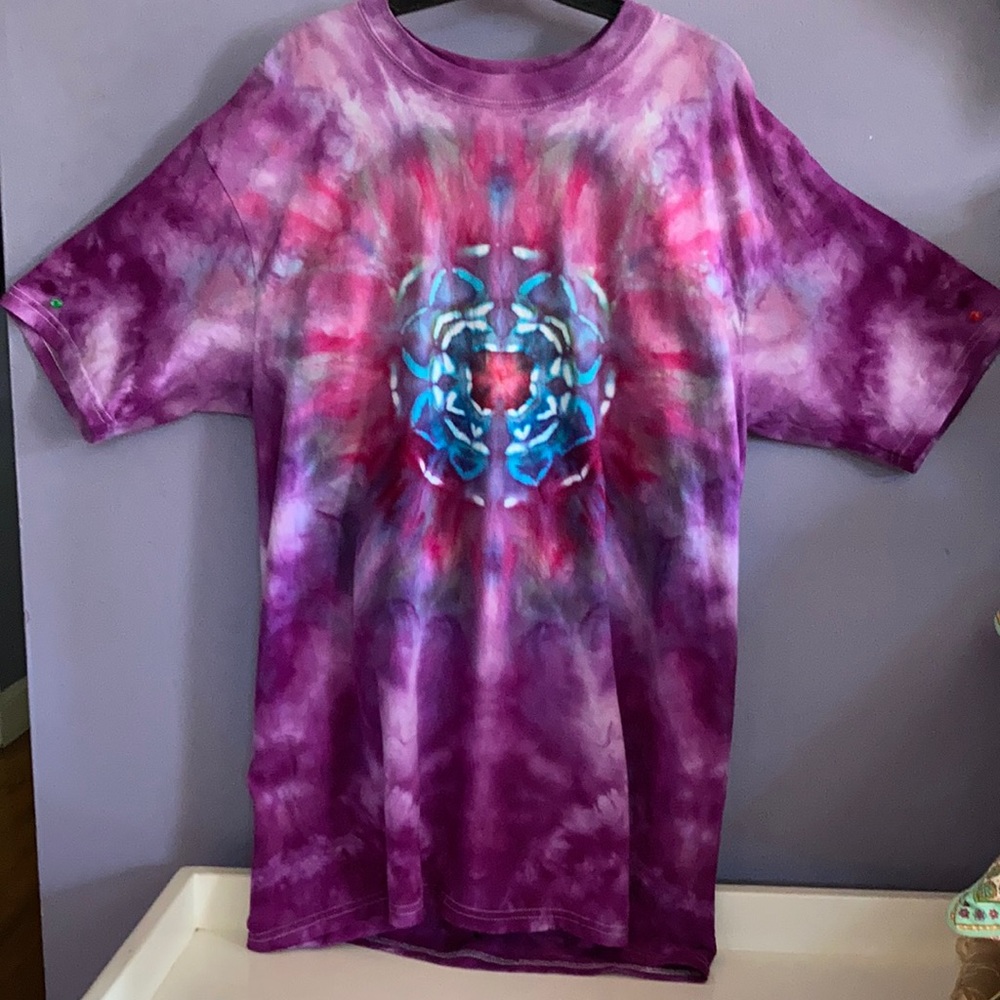 Tie Dye-One of a kind hand dyed tie dye t-shirt reference #1